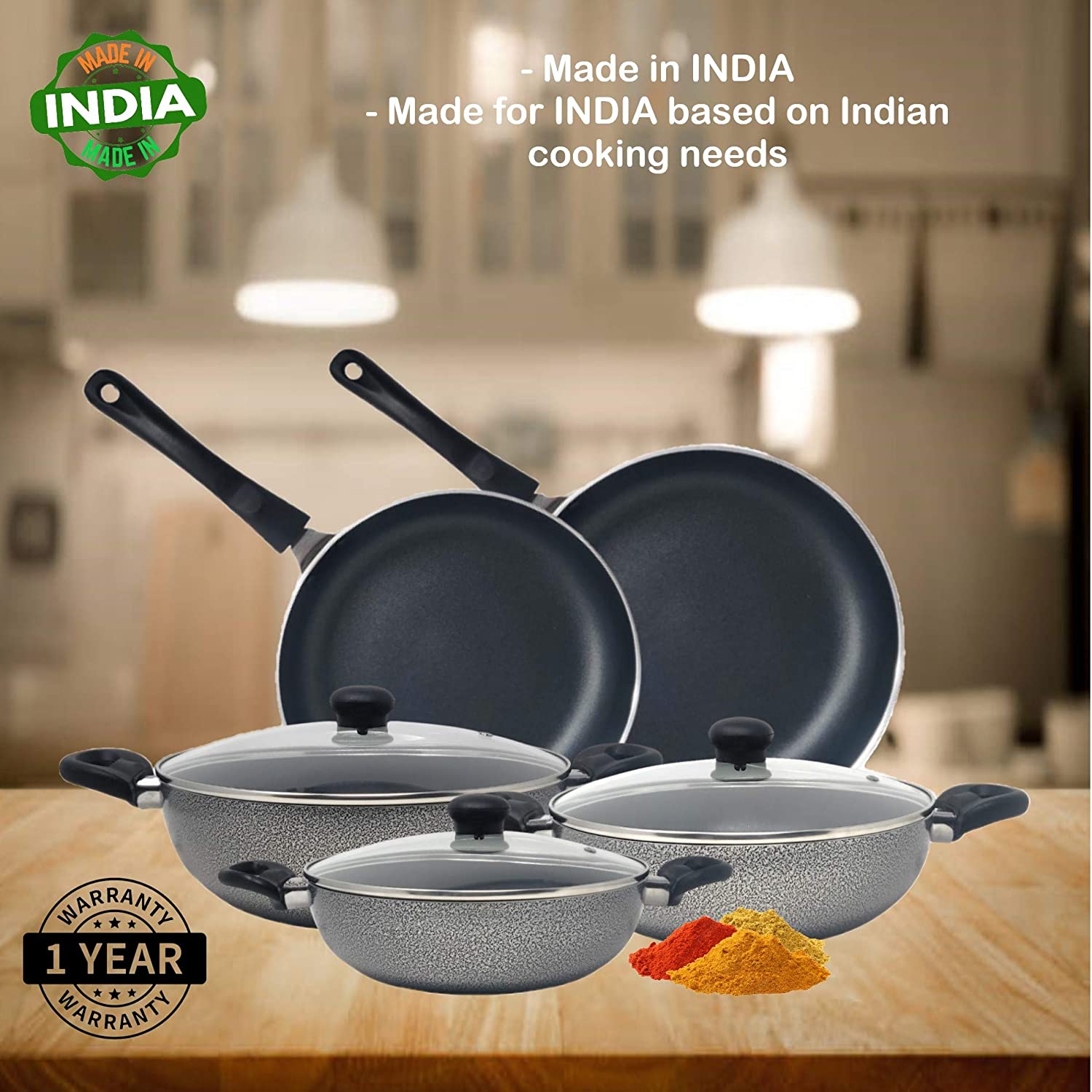 Basics 15-Piece Non-Stick Cookware Set
