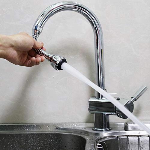 Egab Flexible Faucet Sprayer (6 inch, Silver)