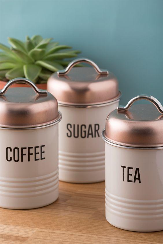 Tea, Coffee, Sugar Storage