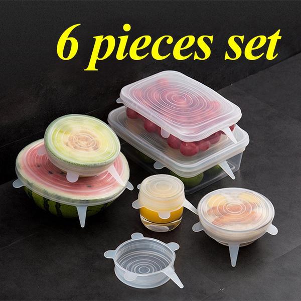 Reusable Silicone Stretch Lids 12Pcs