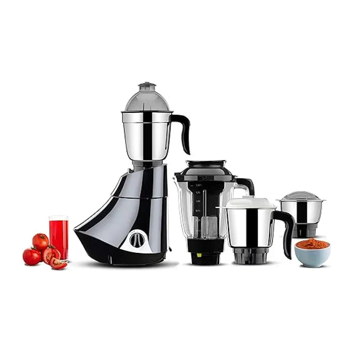 Butterfly Smart 750 Watts Mixer Grinder with 4 Jars | 3 Stainless Steel Multipurpose Jars & 1 Juicer Jar