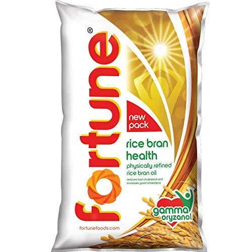 (Pack of 3) Rice Bran Health Oil, 1L Pouch