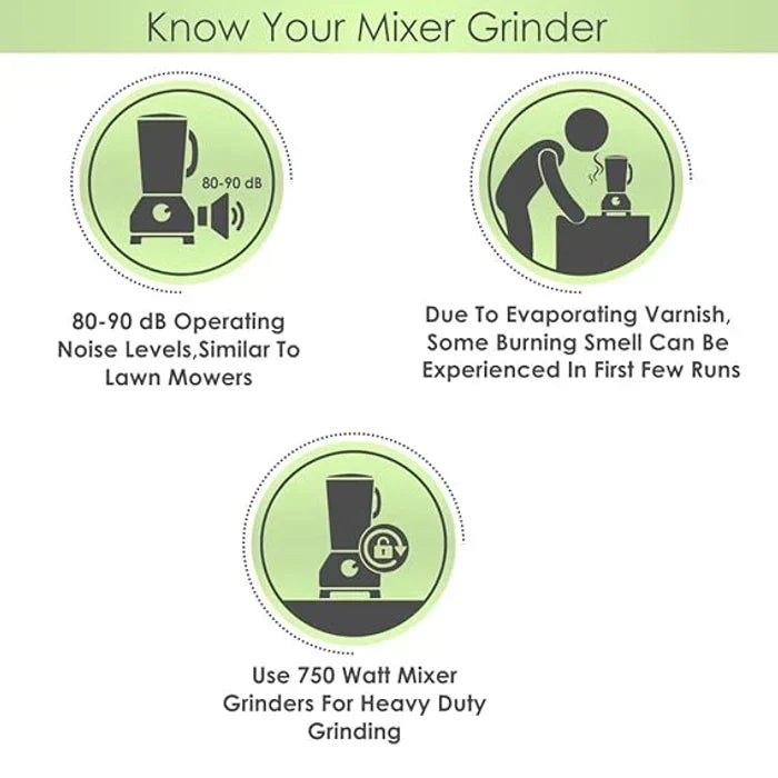 Butterfly Smart 750 Watts Mixer Grinder with 4 Jars | 3 Stainless Steel Multipurpose Jars & 1 Juicer Jar