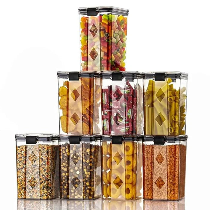 Containers For Kitchen Storage Set, Plastic Boxes