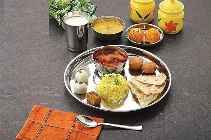 67 Pieces Steel Dinner set | Steel Kitchen Set