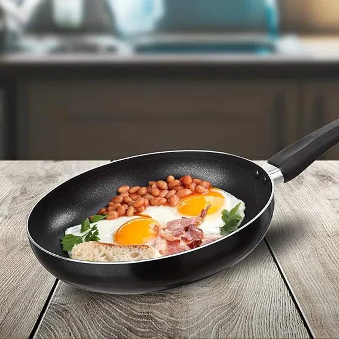 8 Piece Non-Stick Cookware Set | 2-Way 3 Layer Non-Stick Coating | PFOA Free | High Temperature Resistant Exterior Coating