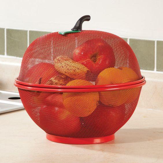 Apple Shape Mesh Basket