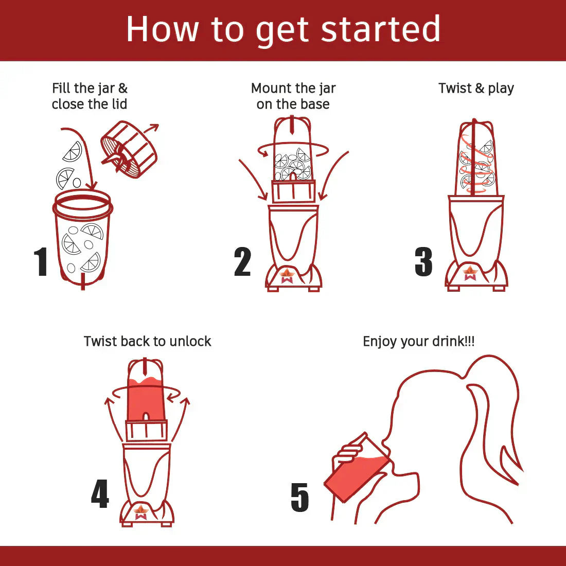 Nutri-blend Juicer, Mixer, Grinder, Smoothie Maker & Chopper | Complete Kitchen Machine | 22000 RPM Blender, Chopper, Juicer | 500W 100% Full Copper Motor | SS Blades | 4 Unbreakable Jars | 2 Years Warranty | Recipe Book By Chef Sanjeev Kapoor | Black