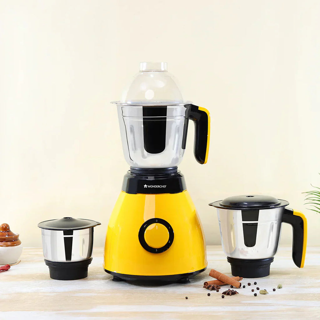 Vesper Mixer Grinder 600W - Yellow
